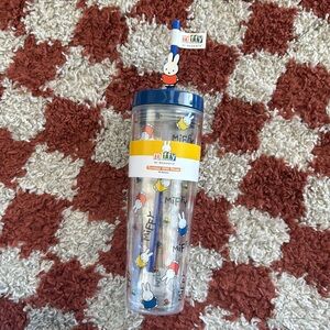 Miffy Tumbler with Straw